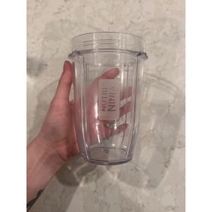 Nutri Ninja Replacement 18oz Blender‎ Cup Single Serve Jar Clear Plastic